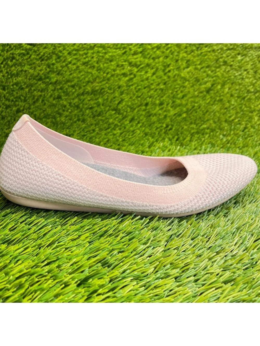 Allbirds Tree Breezers Womens Size 7 Pink Casual Walking Slip-On Ballet Flats